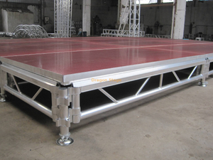 Outdoor Mobile Stages Platform 7x2m with 2 Stairs