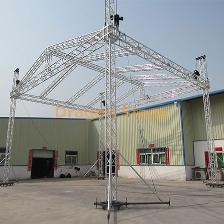 Outdoor Stage Design Roof Truss 8x6x7m