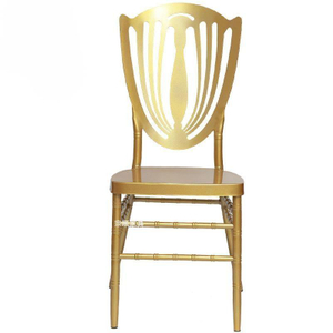 New Golden Cup Chair Hotel Banquet Chair Restaurant Dining Chair Wedding Furniture Bamboo Joint Castle Chair Manufacturer Wholesale