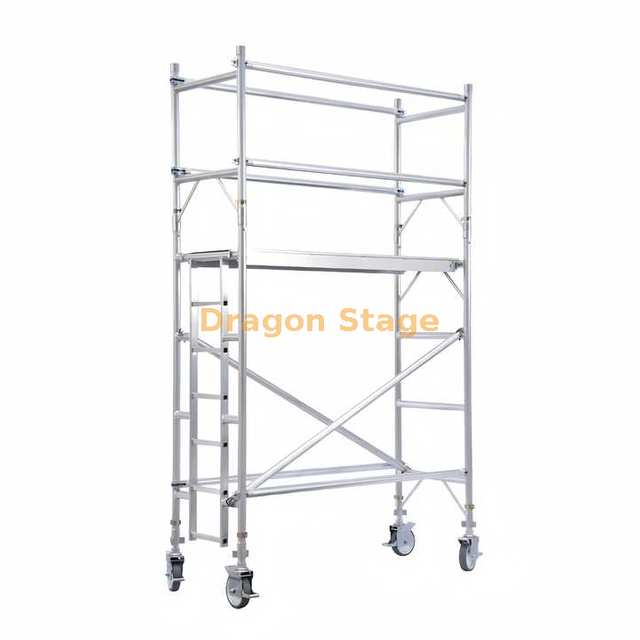 Aluminum Mobile Bracket Single Scaffold Tower