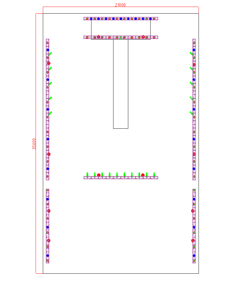 hotel hall lighting arrangement