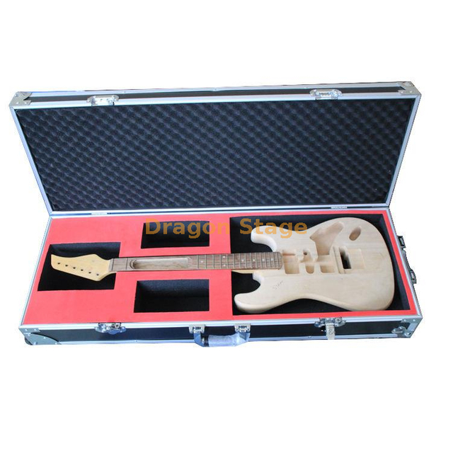 Custom Guitar Aluminum Case Party Music Equipment Suitcase with Foam