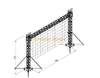 Aluminum Hanging Background Led Truss 8x6m