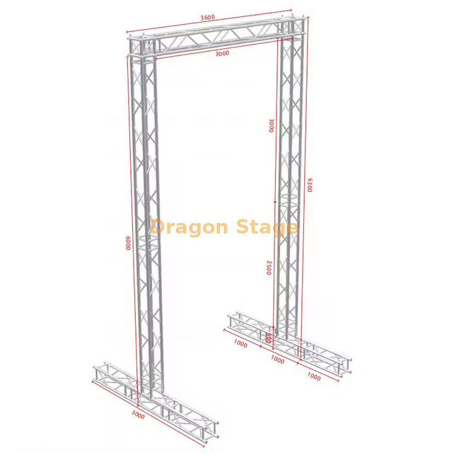 Aluminum Truss Stand for Hanging Speakers 6m High