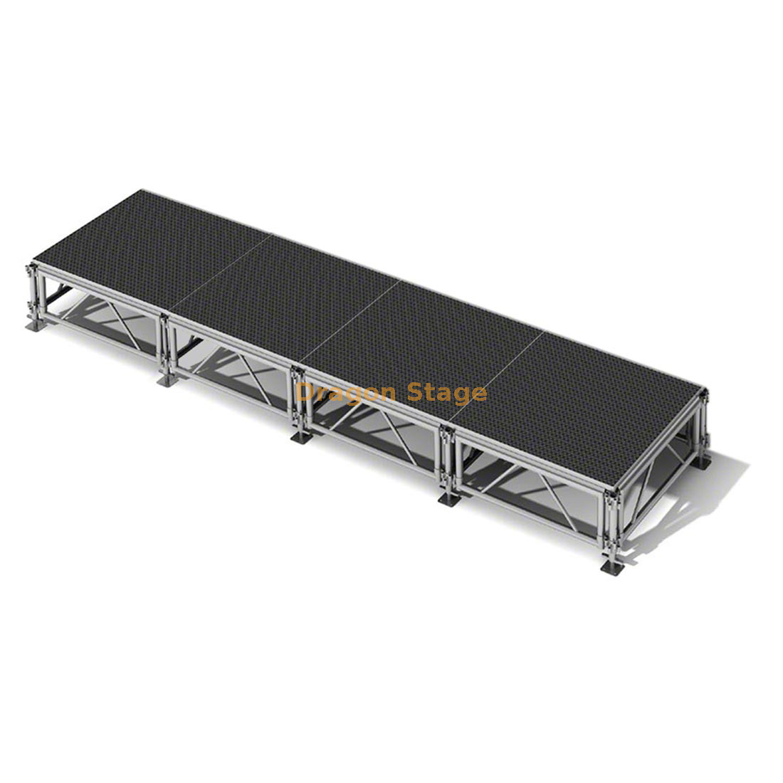 4X4FT Portable Modular Platform Aluminum 4.88x1.22m