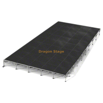 TUV Durable Aluminum Stage for Road Show 10.98x6.1m with 2 Stairs