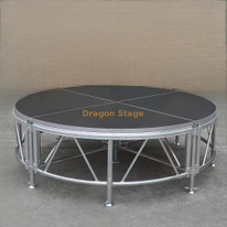 Diamter 2.5m Aluminum Wedding Round Circle Stage Platform