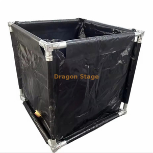 1 Ton Spigot Truss Portable PVC Water Ballast Tanks Storage Barrel 1x1x1m