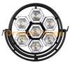 7 Circular Hexagonal LED Pixel Background Lights