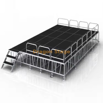 Outdoor Concert Stage Near Me Mobile Staging 9.76x6.1m