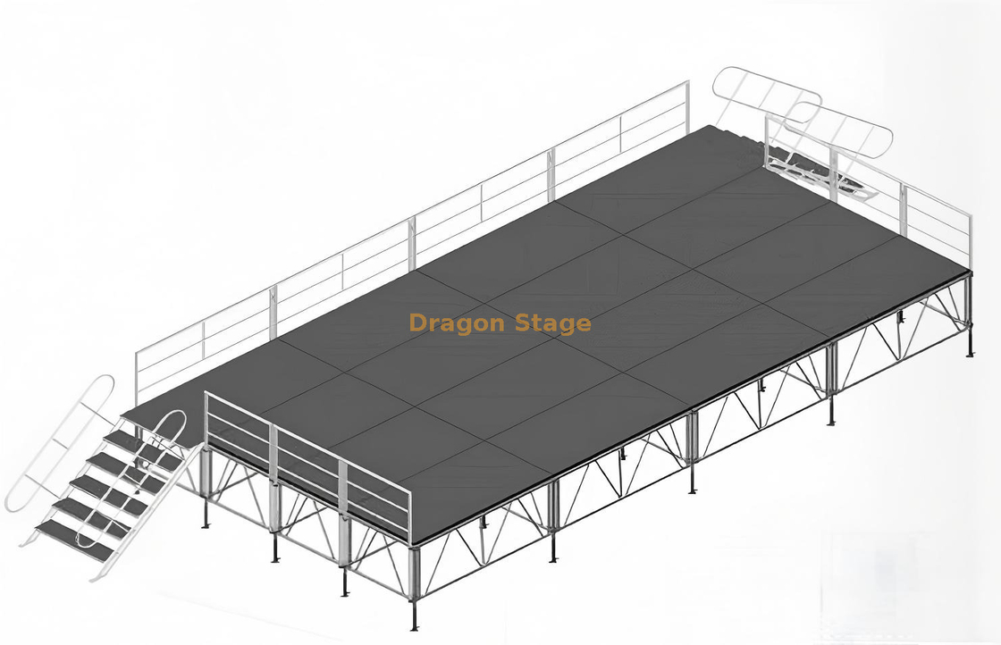 Dj Outdoor Music Stage Setup 8x4m