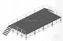 Dj Outdoor Music Stage Setup 8x4m