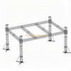 9x6x5m Aluminum Alloy Flat Roof Stage Truss System for Mobile Outdoor Events