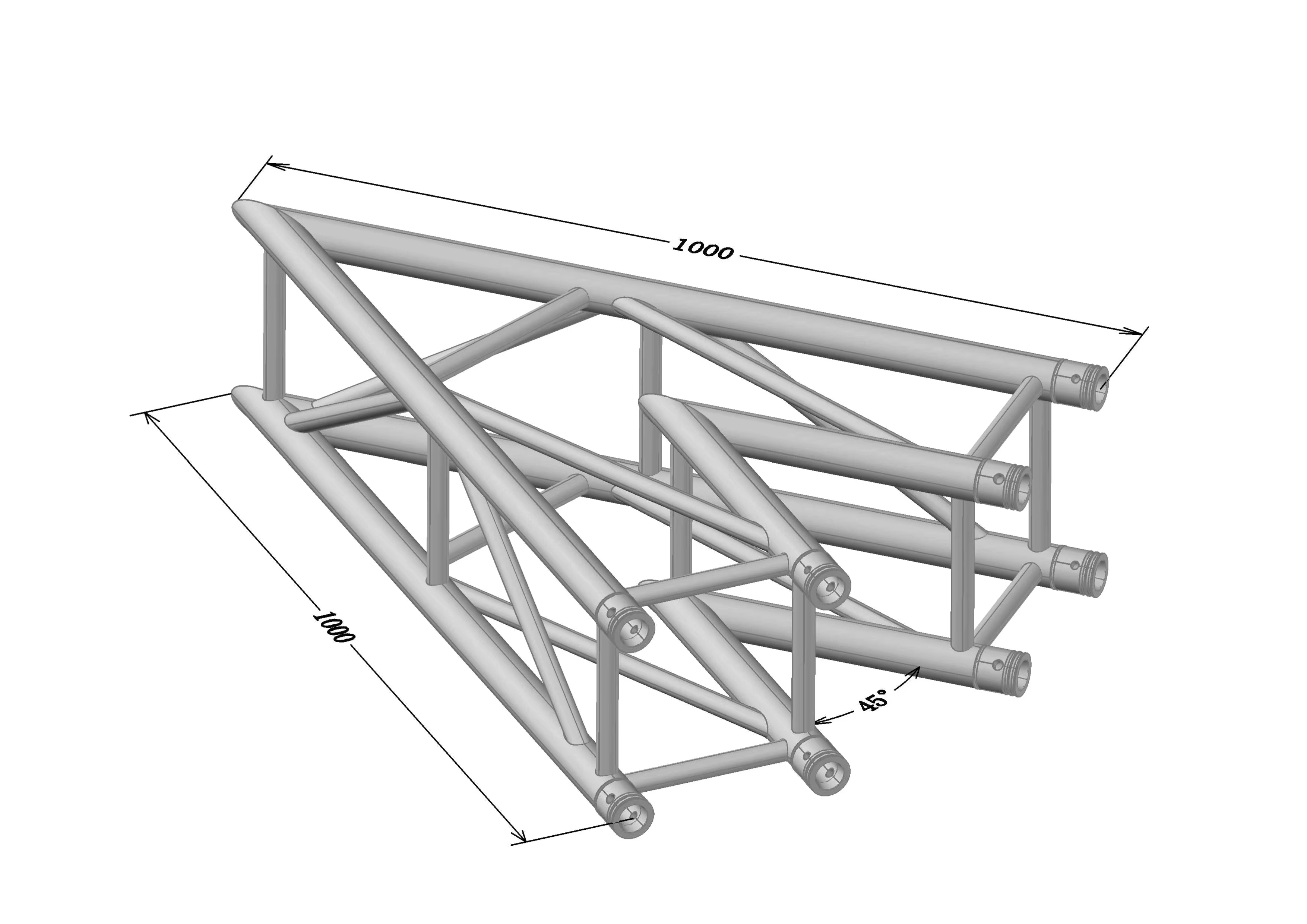 2-Way Angle Truss Corner