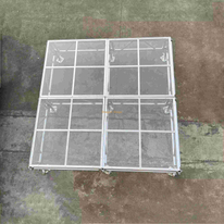 Aluminum Assembly Acrylic Stage Adjustable for Wedding Party 4.88x3.66m