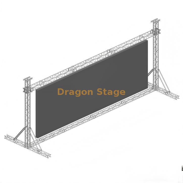 11x5m Aluminum Alloy Goal Post LED Screen Support Truss System