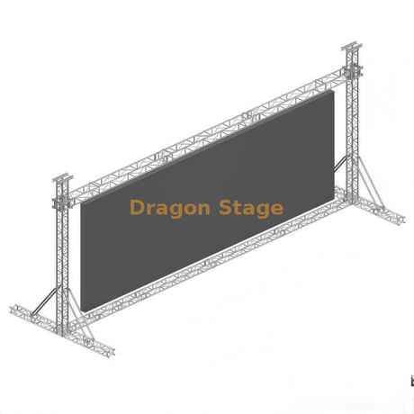 11x5m Aluminum Alloy Goal Post LED Screen Support Truss System