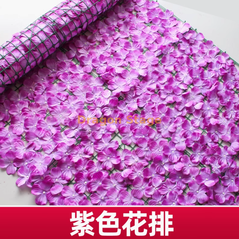 紫色 紫色花排（1米3米）送绑丝3蝴蝶