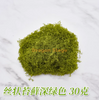 Simulated moss grass biomimetic artificial false moss micro landscape arrangement filamentous moss dark green 30g, approximately 30 x 30cm in size