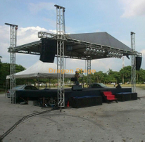 Outdoor Concert Speaker Roof Stage Truss 12x5x7m
