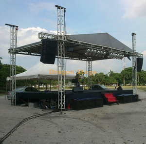 Outdoor Concert Speaker Roof Stage Truss 12x5x7m