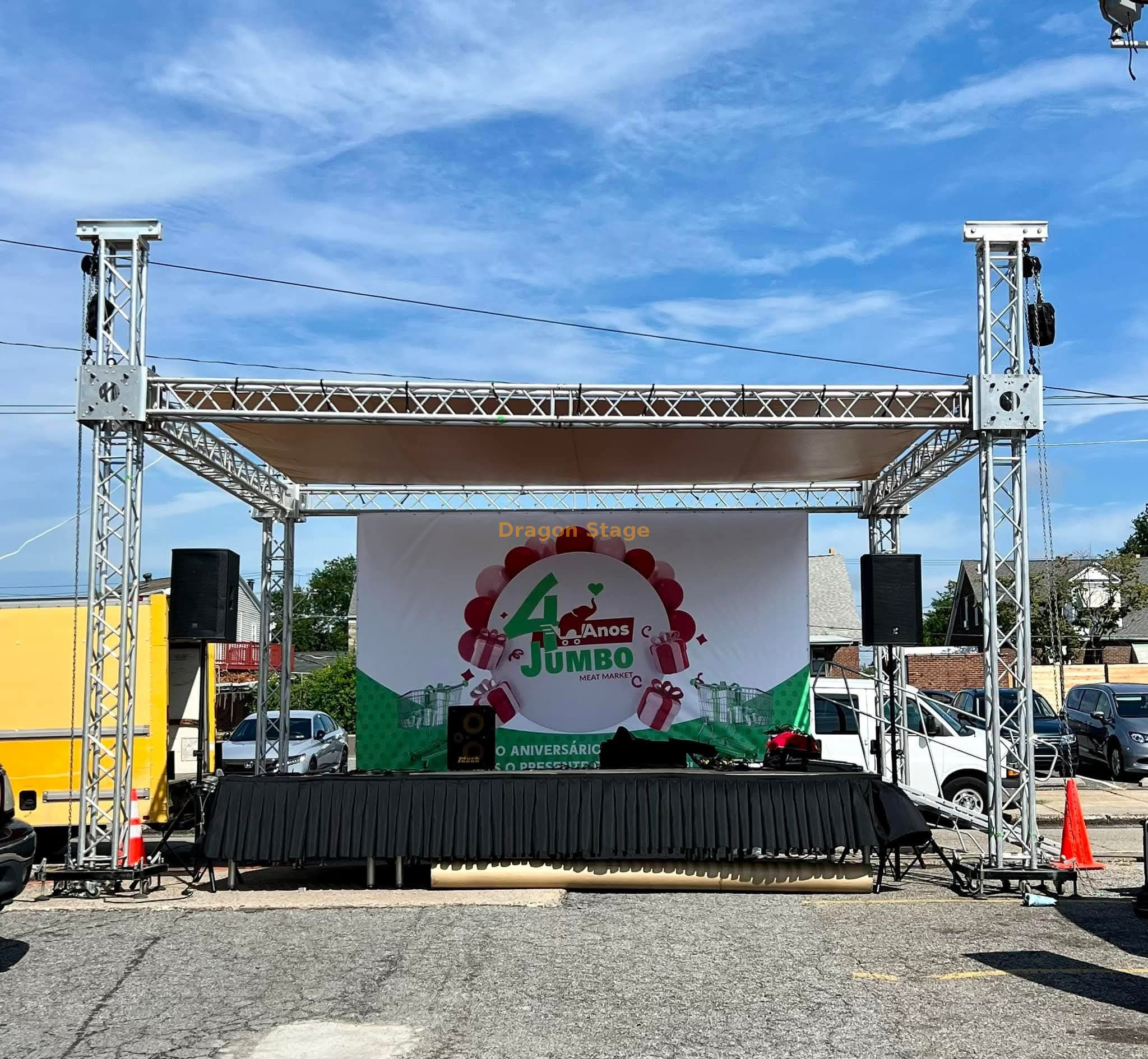 Aluminum Sound Truss 6x6x4m