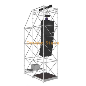 DragonStage 2x4x8m Ringlock Line Array Hanging System with Ballast and Working Platform
