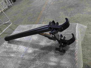 Custom Black Boom Arm Lighting Truss