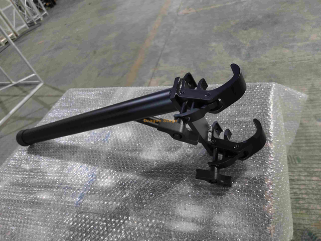 Custom Black Boom Arm Lighting Truss