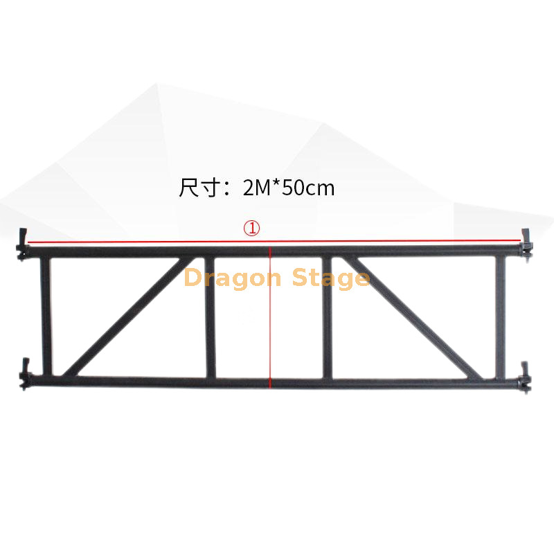 Steel Layher Truss Round Pipe Segment Beam