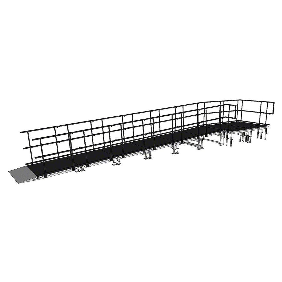 DragonStage 10.30x1.63m Straight Aluminum Stage Production Loading Ramp for Road Cases and AV Equipment.jpg