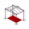 9x6x9m Professional Lightweight Aluminum Triangle Roof Truss