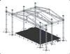 16x10x10m Professional Large-Scale Outdoor Stage Truss System