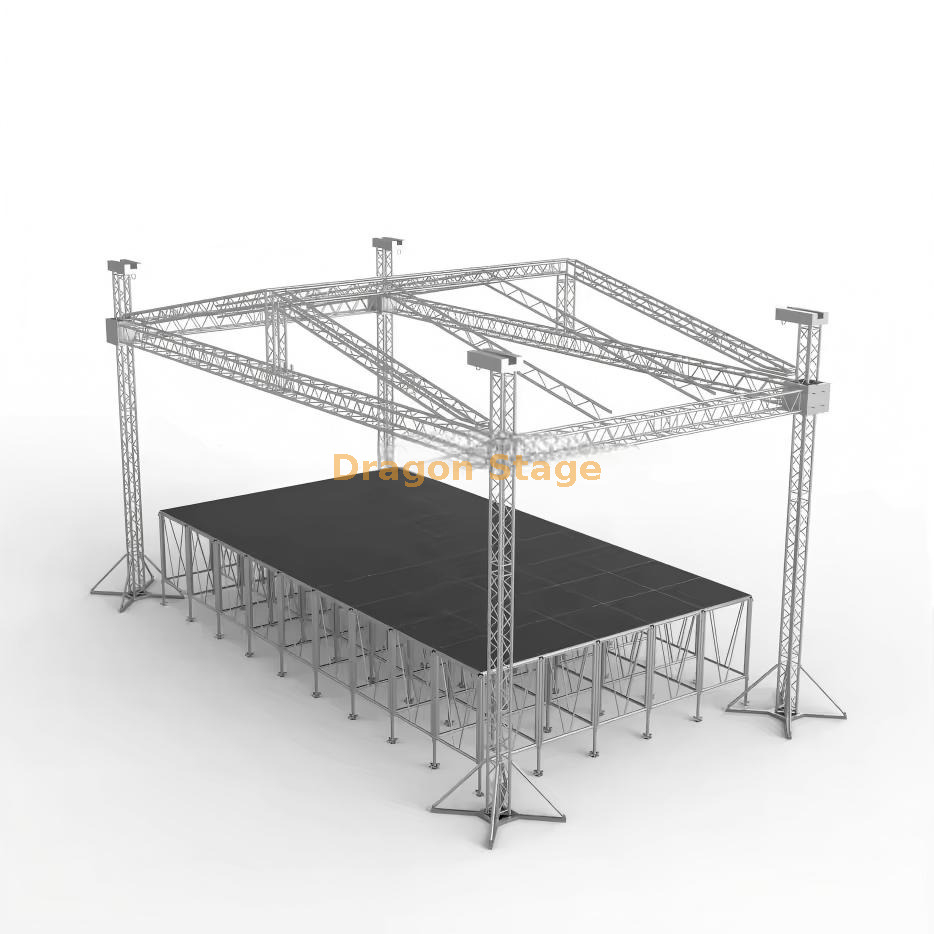 Outdoor Roof Events Portable Stages 10x5x5m