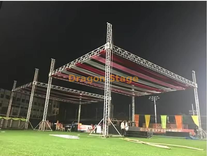 Lighting Event Spigot Stage Truss Roof System 18x11x10m