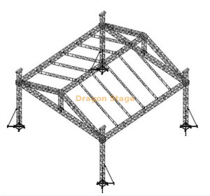 12x12x8m Heavy-Duty Aluminum Outdoor Stage Roof Truss System