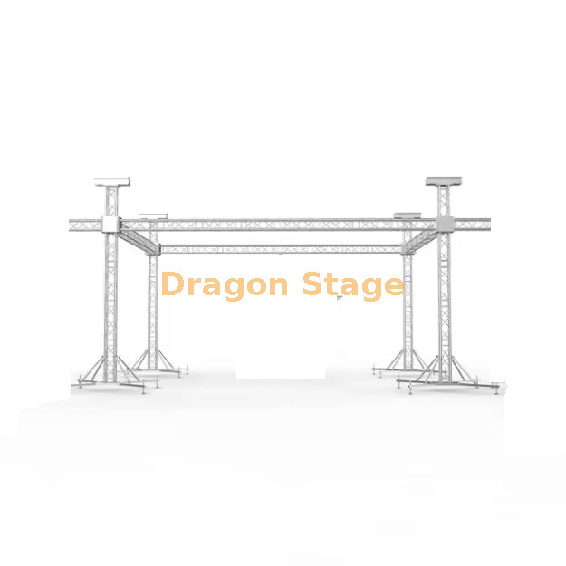 Outdoor Aluminum Stand Screw Stage Truss Column 9x15m Height 6m