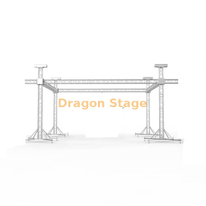 Outdoor Aluminum Stand Screw Stage Truss Column 9x15m Height 6m