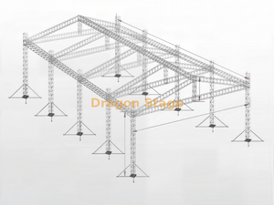 80x25x14m Large Span Aluminum Roof Truss System for Mega Events & Temporary Structures
