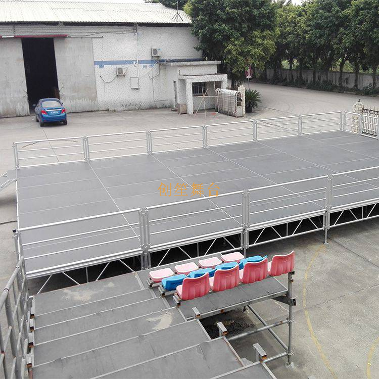 Portable Dj Trussing Stage, Concert Stage6.1x4.88m Height 0.6-1m