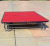 Steel Iron School Church Folding Stage Concert Custom Wooden Cheap Portable Stage with Wheels