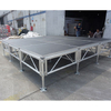 custom aluminium stage design with stairs for concert