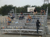 Outdoor Stadium Aluminum Grandstand Seating System for 500 People