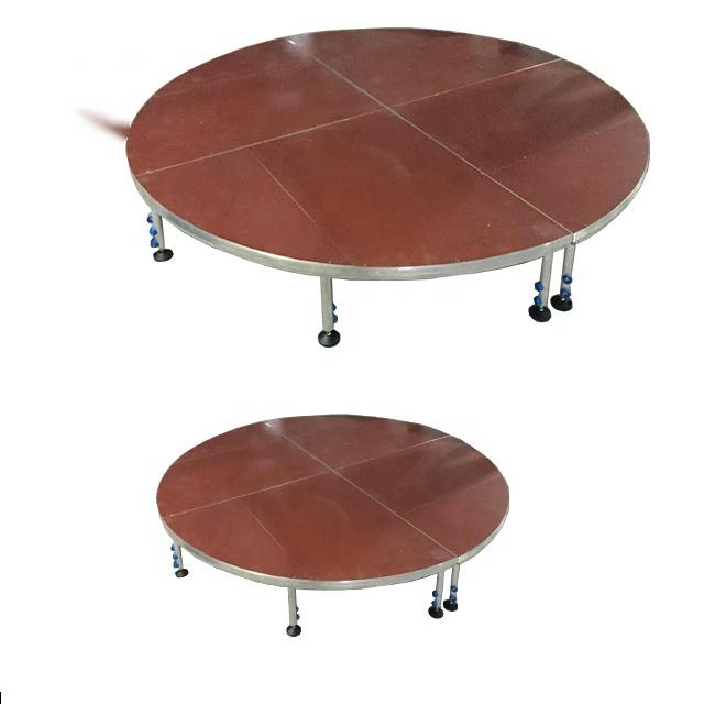 Aluminum Quick Stage Round Portable Outdoor Stage for Sale Diameter 7m 6m 4m