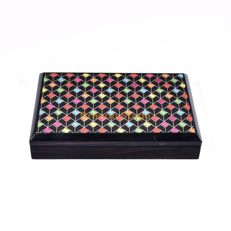 Luxury Decorative Piano Lacquered Wood Gift Dates Box With Lid