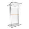 Plexiglass Acrylic Lectern Large Top Traditional Style Acrylic Pulpit, Podium And Lectern