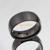 Simple Wedding Bands Plain Black Titanium Rings For Men