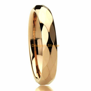 Wholesale Women Men Fashionable Custom Gold Plated Engagement Wedding Stainless Steel Finger Ring