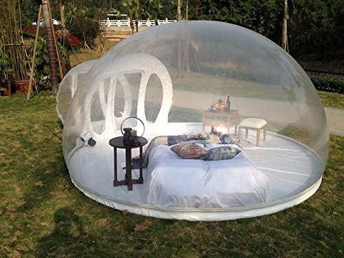 Luxury Geodesic Dome Glamping Tent for Outdoors with Sunlight Windows