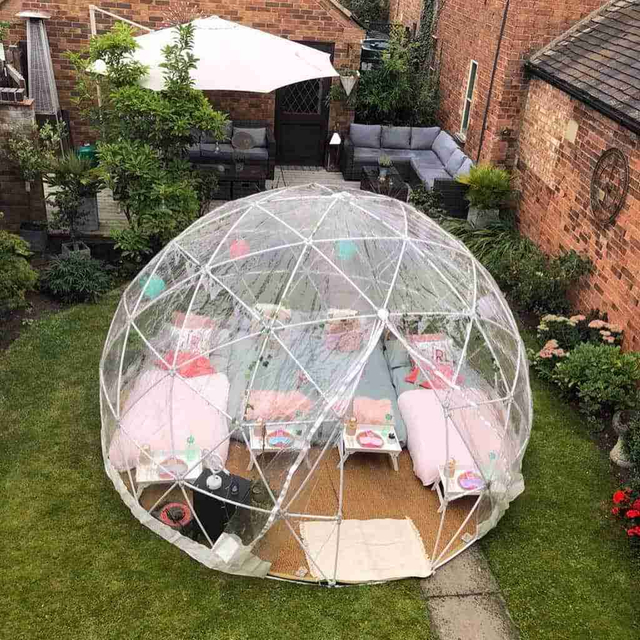 Dome Type Soundproof Clear Roof Transparent Party Geodesic Tent